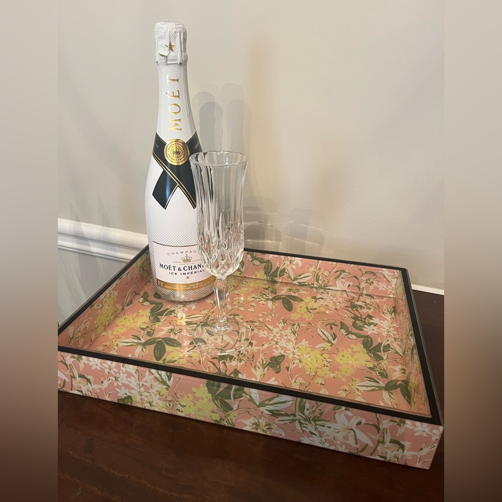 Gorgeous Floral and Butterflies acrylic tray 💖✨🦋